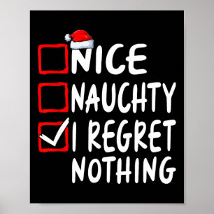 Affiche Jolie Coquin Je Ne Regrette Rien Liste De Noël Fam
