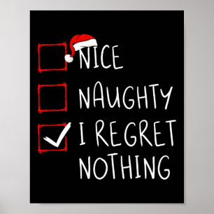 Affiche Jolie Coquin Je Ne Regrette Rien Liste De Noël Pèr