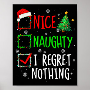 Affiche Jolie Coquine Je Ne Regrette Rien Liste De Noël Pè
