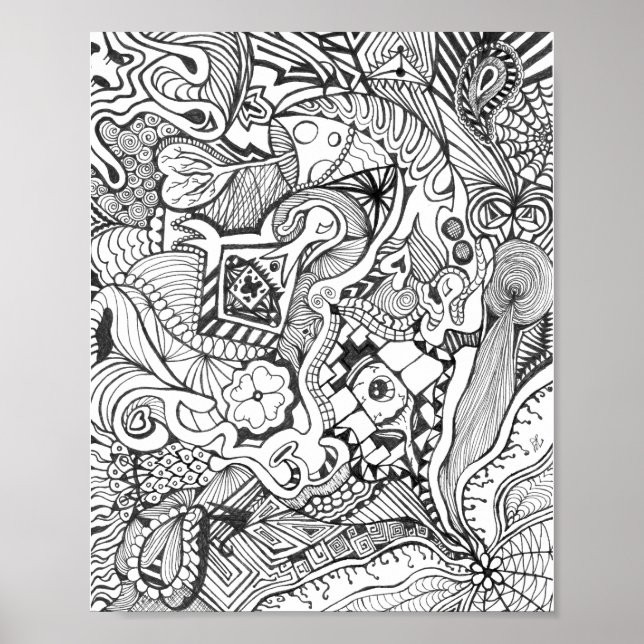 Affiche Jolie fille Wook (Devant)