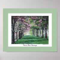 Jolie fleur rose Edimbourg décor art