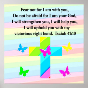 AFFICHE JOLIE ISAIAH 41:10 CONCEPTION