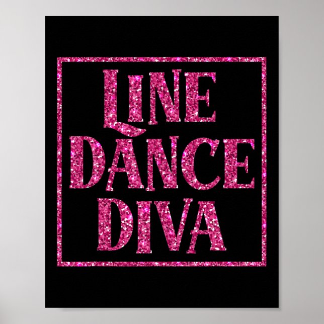 Affiche Jolie Ligne Danse Diva Chemise Pour Les Danseurs D (Devant)