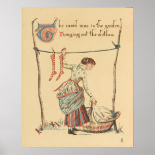 Affiche Jolie Madame vintage