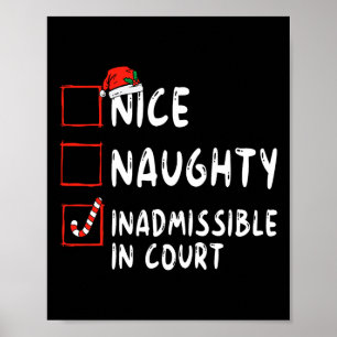 Affiche Jolie Mauvais Irrecevable Au Tribunal Liste De Noë
