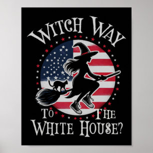 Affiche Jolie Sorcière La Maison Blanche Kamala Harris Whe