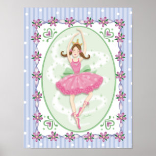 Affiche Jolies filles de ballet Wall Art Prima Ballerina