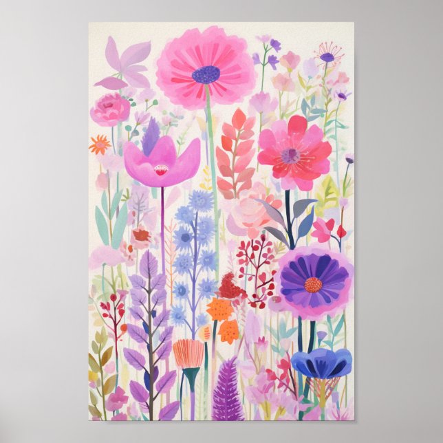 Affiche Jolies Fleurs (Devant)