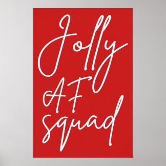 Affiche Jolly AF Squad I - Drôle de Noël pour adultes