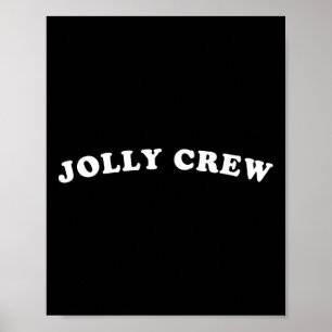 Affiche Jolly Crew Drôle Noël Chemise Reindeers Sleigh