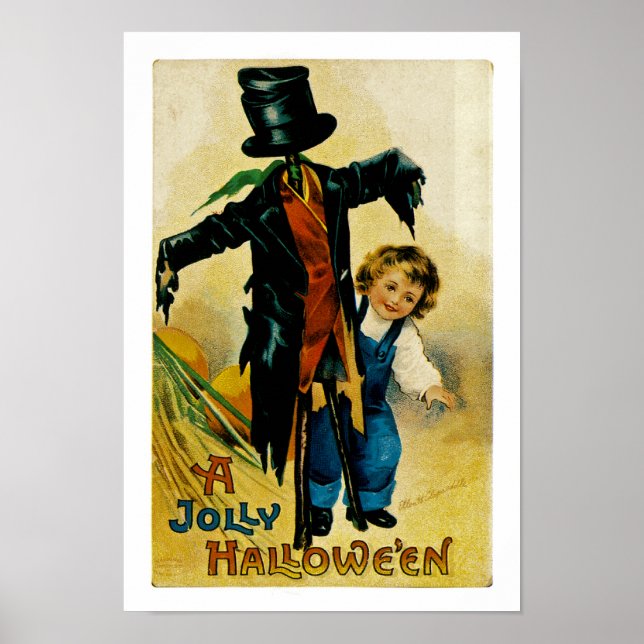Affiche Jolly Halloween Scarecrow (Devant)
