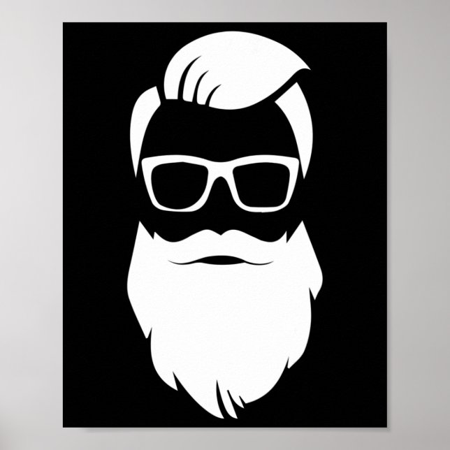 Affiche Jolly Hip Hipster Santa Claus (Devant)