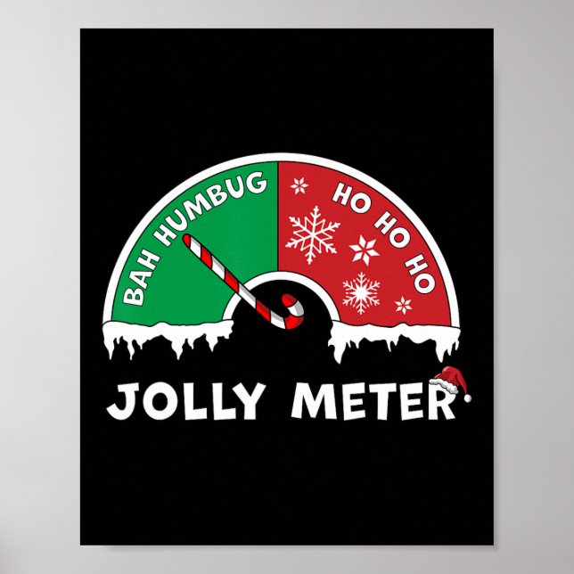 Affiche Jolly Mètre Bah Humbug To Ho Ho Ho Anti Christmas (Devant)