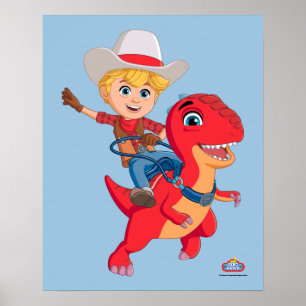 Affiche Jon et Blitz Dino Ranch