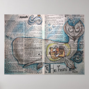 Affiche Jonas 2:2 - "Il M'A Entendu"
