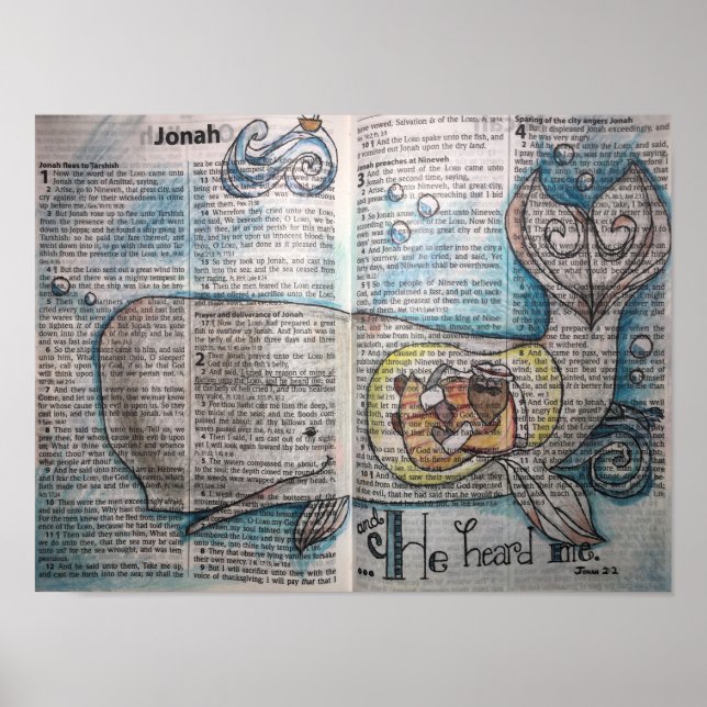 Affiche Jonas 2:2 - "Il M'A Entendu" (Devant)