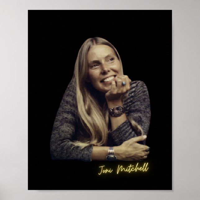 Affiche Joni Mitchell Je t'aime (Devant)