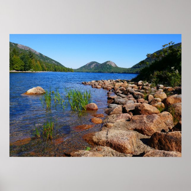 Affiche Jordan Pond II à Acadia National Park (Devant)