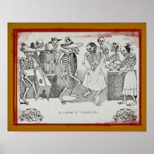 Affiche José Posada-El jarabe en ultratumba 14"x11" Imprim