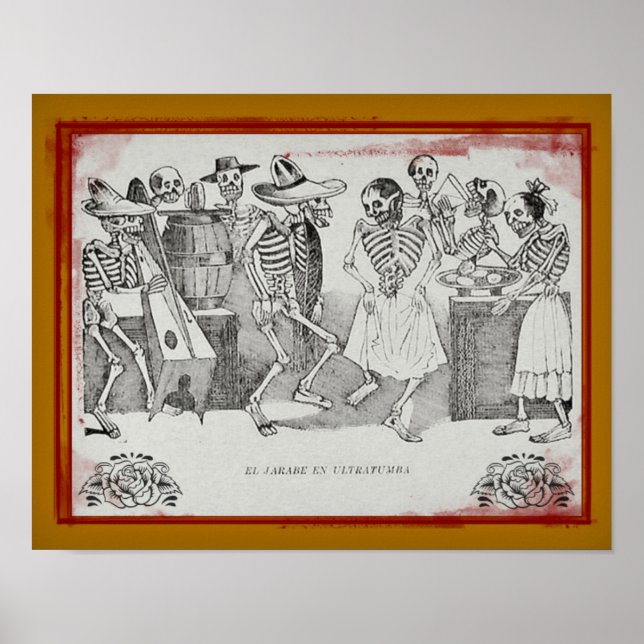 Affiche José Posada-El jarabe en ultratumba 14"x11" Imprim (Devant)
