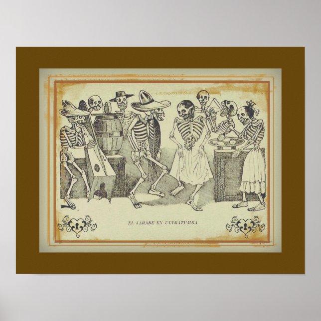 Affiche José Posada-El jarabe en ultratumba 18"x 14,5" (Devant)