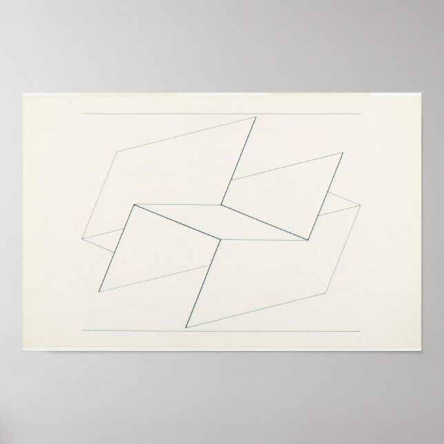 Affiche josef albers - constellation structurale vi (Devant)