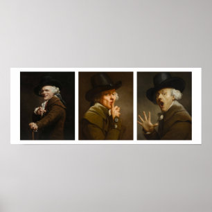 Affiche Joseph Ducreux Collage