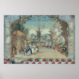 Affiche Joseph Haydn à la première représentation de son