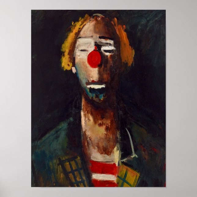 Affiche Joseph Kutter Clown Portrait (Devant)