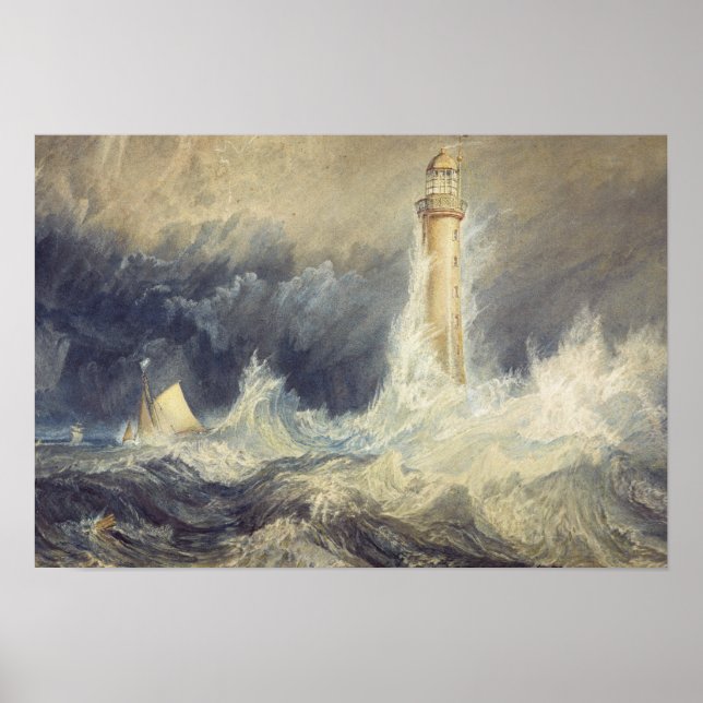 Affiche Joseph Mallord William Turner - Bell Rock (Devant)