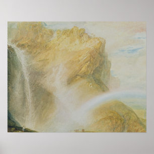 Affiche Joseph Mallord William Turner Chutes supérieures