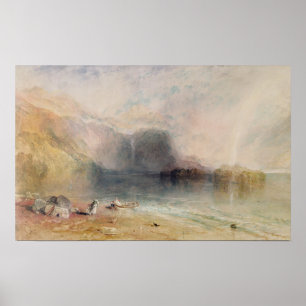 Affiche Joseph Mallord William Turner   Lac Keswick, Cumb