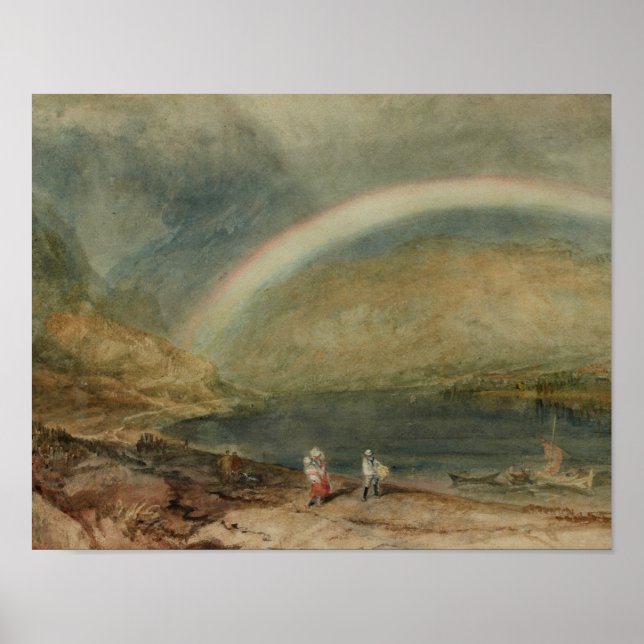 Affiche Joseph Mallord William Turner - L'arc-en-ciel (Devant)