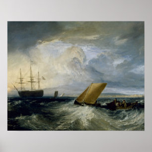 Affiche Joseph Mallord William Turner - Sheerness comme vu