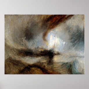 Affiche Joseph Mallord William Turner Tempête de neige
