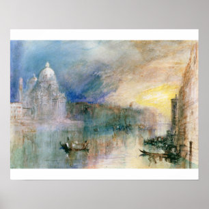 Affiche Joseph Mallord William Turner   Venise : Cana