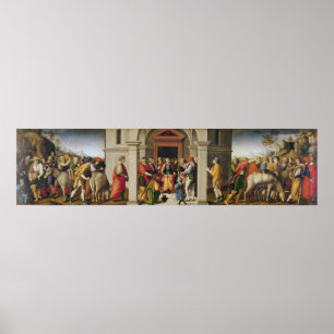 Affiche Joseph receives his Brothers, c. 1515