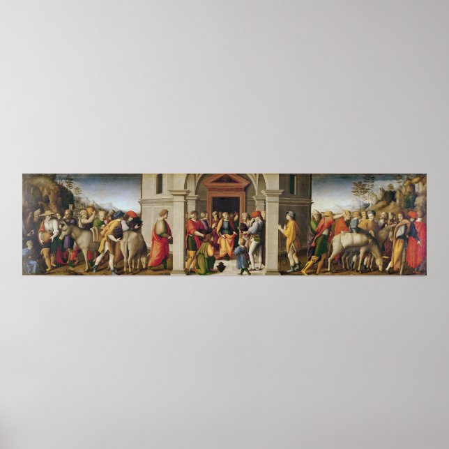 Affiche Joseph receives his Brothers, c. 1515 (Devant)