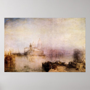 Affiche Joseph Turner - Dogana et Santa Maria à Venise