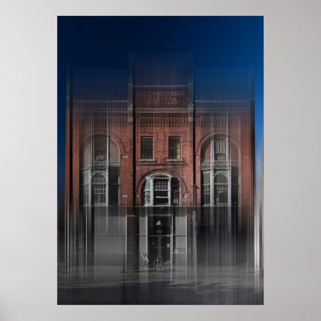 Affiche Joseph White Building No 7 Color Blur Version (Devant)