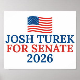 Affiche Josh Turek pour le Sénat Élection Iowa 2026