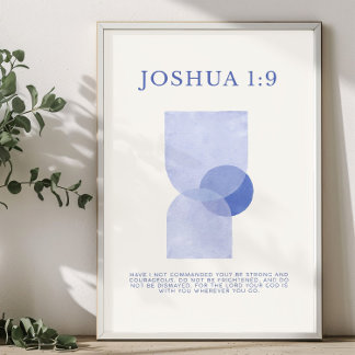 Affiche Joshua 1:9