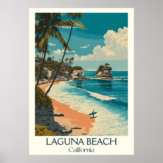 Affiche Joshua Tree California Art Imprimer Paysage désert (Devant)