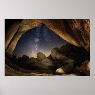 Affiche Joshua Tree National Park Night Sky