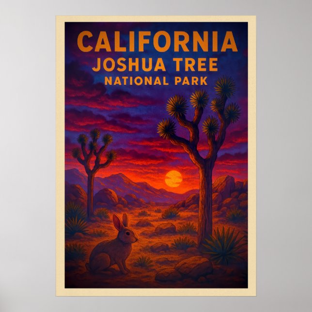 Affiche Joshua tree V02 (Devant)