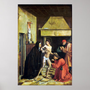 Affiche Josse Lieferinxe Saint Sebastian Cuit par Irène