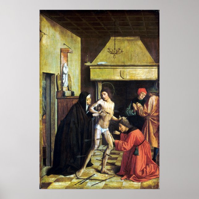 Affiche Josse Lieferinxe Saint Sebastian Cuit par Irène (Devant)