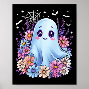 Affiche Jote Fleur Fantôme Halloween Costume Fille Femmes