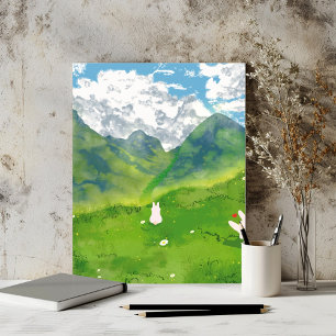 Affiche Jote lapin en Montagne