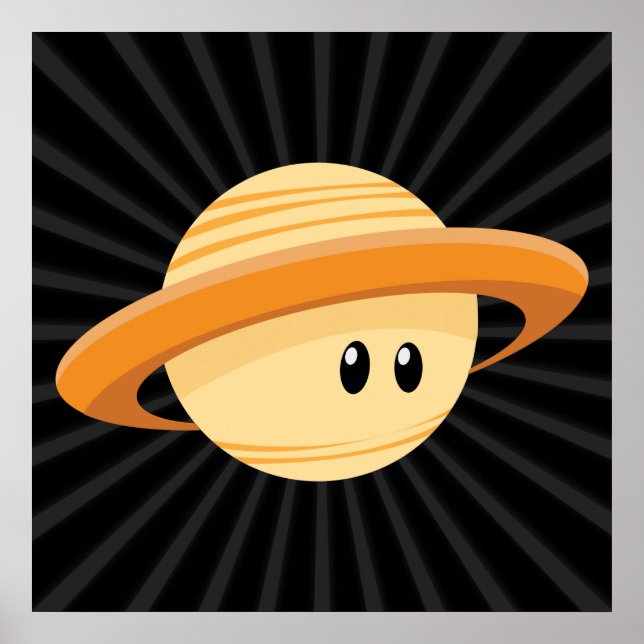 Affiche Jote Saturn Planet (Devant)